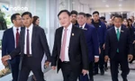 Máy bay riêng của cựu Thủ tướng Thaksin Shinawatra đáp xuống Bangkok
