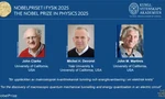 Ba người Mỹ đoạt giải Nobel Vật lý 2025 nhờ khám phá về lượng tử