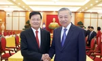 Tổng Bí thư, Chủ tịch nước Lào cảm nhận rõ tình yêu nước nồng nàn của người Việt