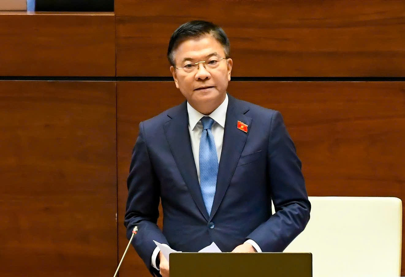 Phó Thủ tướng Chính phủ Lê Thành Long. Ảnh: Như Ý. 3010long11.jpg