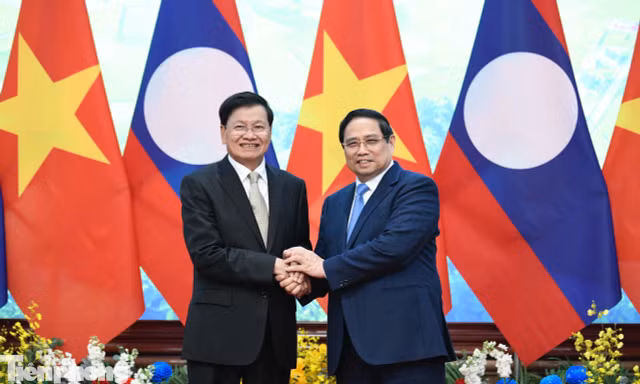 Việt - Lào tăng cường gắn kết hai nền kinh tế, thúc đẩy các dự án chiến lược