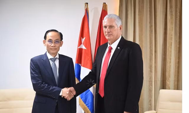Đặc phái viên của Tổng Bí thư, Chủ tịch nước Tô Lâm làm việc tại Cuba