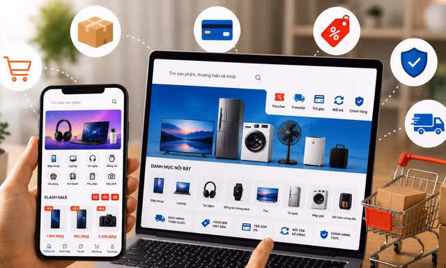 4 tháng, người Việt chi hơn 10.000 tỷ mua sắm đồ điện tử online