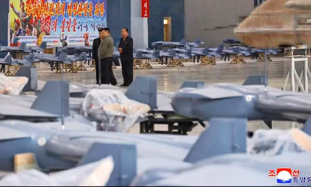 Hình ảnh hiếm hoi hé lộ năng lực chế tạo UAV của Triều Tiên