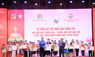 Học sinh lớp 4 giành giải Nhất cuộc thi 'Bác Hồ với thiếu nhi - Thiếu nhi với Bác Hồ'