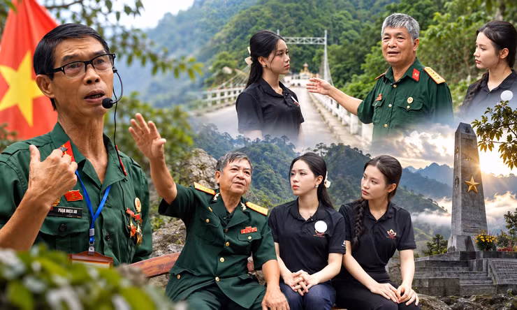 Cuộc gặp đặc biệt của 53 thí sinh Hoa hậu Việt Nam với người lính Vị Xuyên 