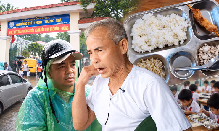 Những câu hỏi nóng từ bữa ăn bán trú ‘lèo tèo’ ở Trường Tiểu học Trung Giã