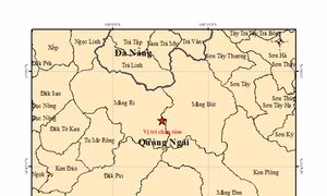 Quảng Ngãi xảy ra động đất 4.9 độ, gây rung chấn ở nhiều tỉnh