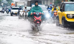 Từ chiều nay, miền Bắc bước vào đợt mưa rất lớn