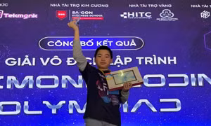 Nam sinh 12 tuổi đạt giải Vàng Cuộc thi vô địch Quốc gia STEM, AI và Robotics