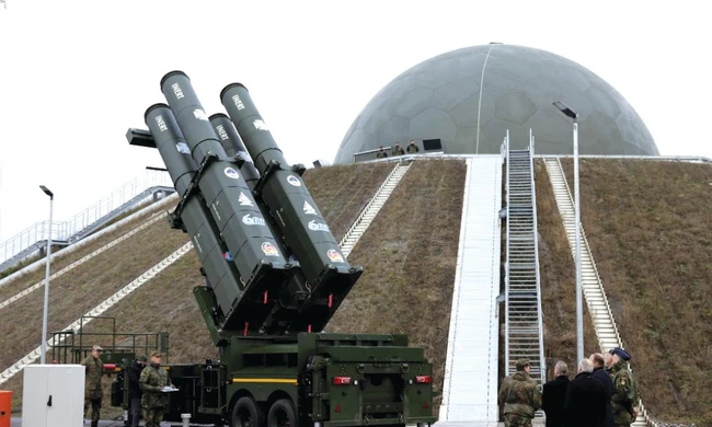 Hệ thống phòng không Arrow 3 tại thành phố Annaburg, Đức ngày 3/12Ảnh: Reuters