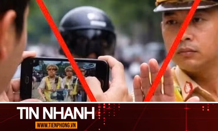 TIN NHANH: Phản hồi thông tin phạt 5 triệu đồng khi người dân quay video lực lượng CSGT