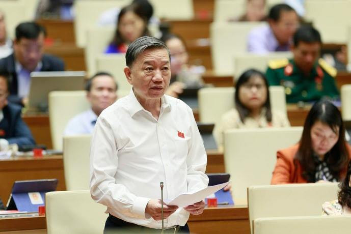  Đại tướng Tô Lâm, Bộ trưởng Công an. Ảnh Như Ý