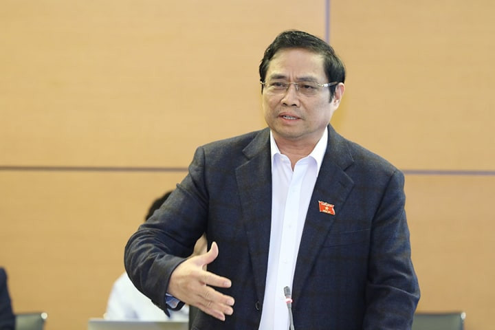 Trưởng Ban Tổ chức T.Ư Phạm Minh Chính. Ảnh Như Ý