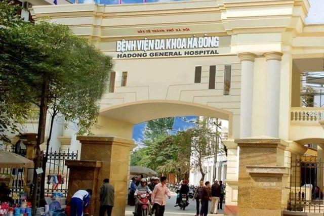 BVĐK Hà Đông nơi xảy ra vụ việc. Ảnh minh hoạ.
