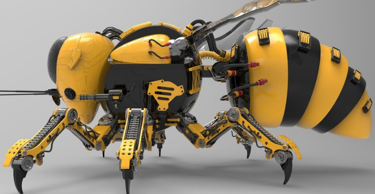 Ong tự nhiên đang có nguy cơ tuyệt chủng khiến các nhà khoa học phải sáng chế ra ong máy.