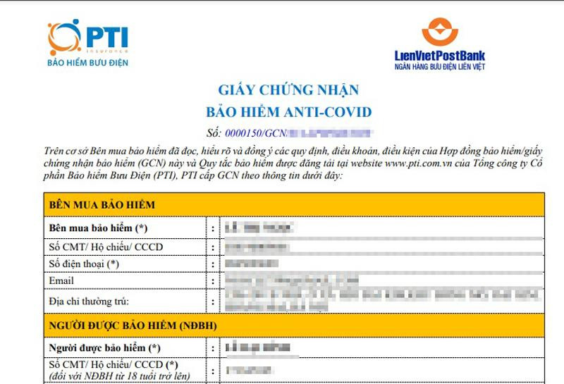 Bảo hiểm COVID-19 từng được các doanh nghiệp triển khai hồi đầu năm 2020.