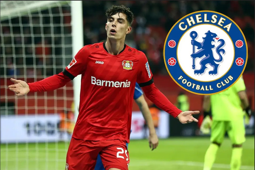 Kai Havertz đang nằm trong tầm ngắm của Chelsea.