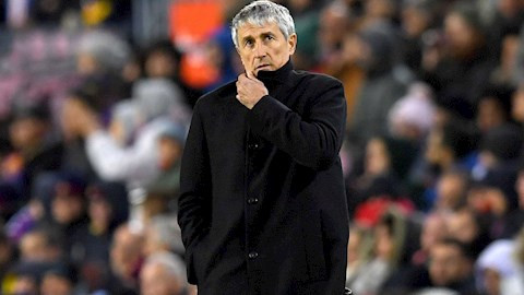 HLV Quique Setien của Barcelona.