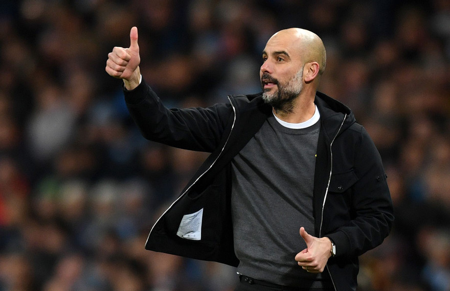 HLV Pep Guardiola của Man City.