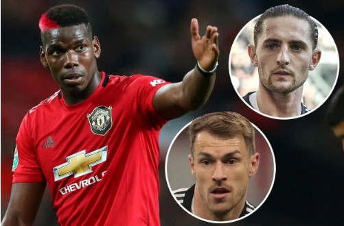 Juventus sẵn sàng "hy sinh" Aaron Ramsey và Adrien Rabiot vì Paul Pogba.