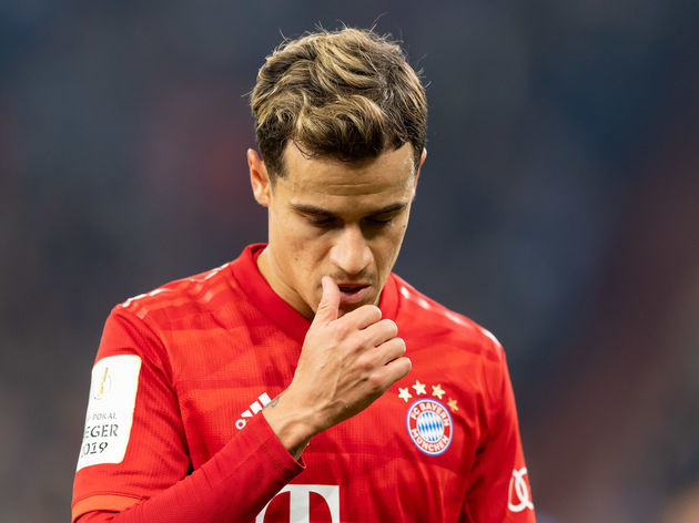 Philippe Coutinho trong thế tiến thoái lưỡng nan.