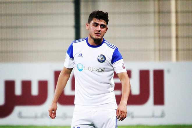 Tiền vệ Mohammed Abu Zrayq.