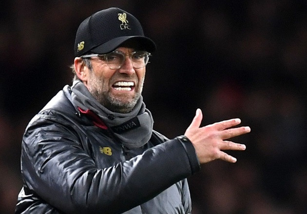 HLV Jurgen Klopp của Liverpool.