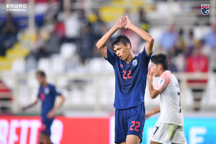 Thái Lan thua muối mặt 1-4 trước Ấn Độ tại Asian Cup 2019.