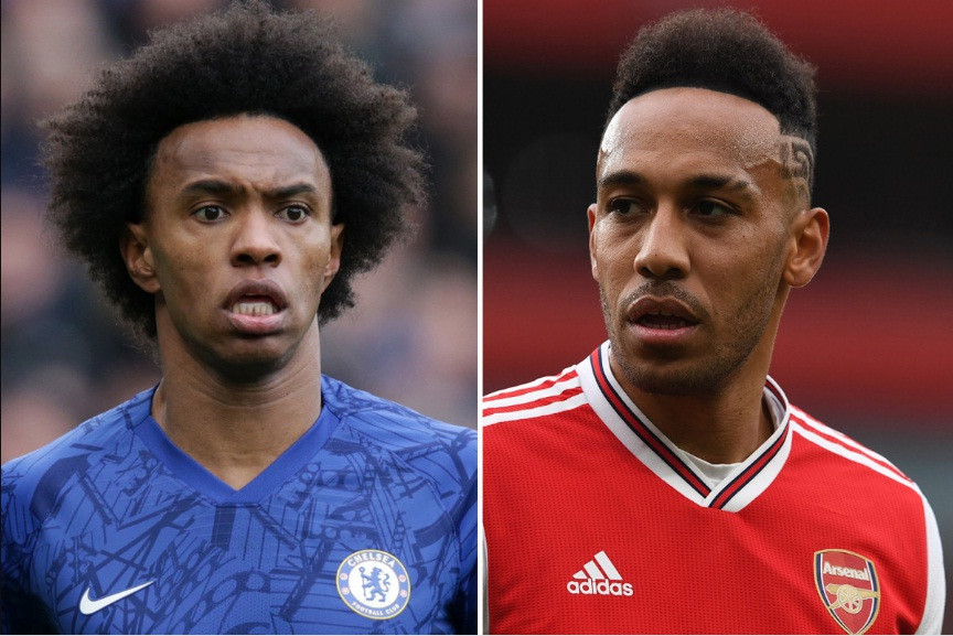 Arsenal lên kế hoạch chiêu mộ Willian để thay thế cho Aubameyang.