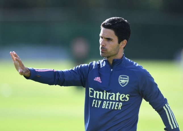 HLV Mikel Arteta của Arsenal.