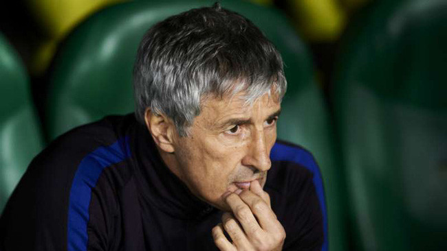 HLV Quique Setien thừa nhận khả năng bị sa thải ngay lập tức.
