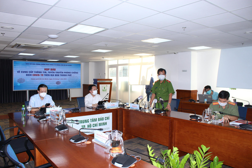 TPHCM họp báo về tình hình phòng chống dịch COVID-19 chiều tối nay 16/7