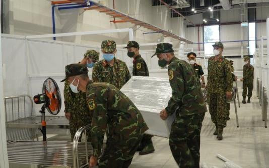 Bệnh viện dã chiến Bình Dương 1.500 giường đi vào hoạt động sau 5 ngày thi công