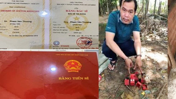 Đối tượng Phạm Văn Thương và tang vật
