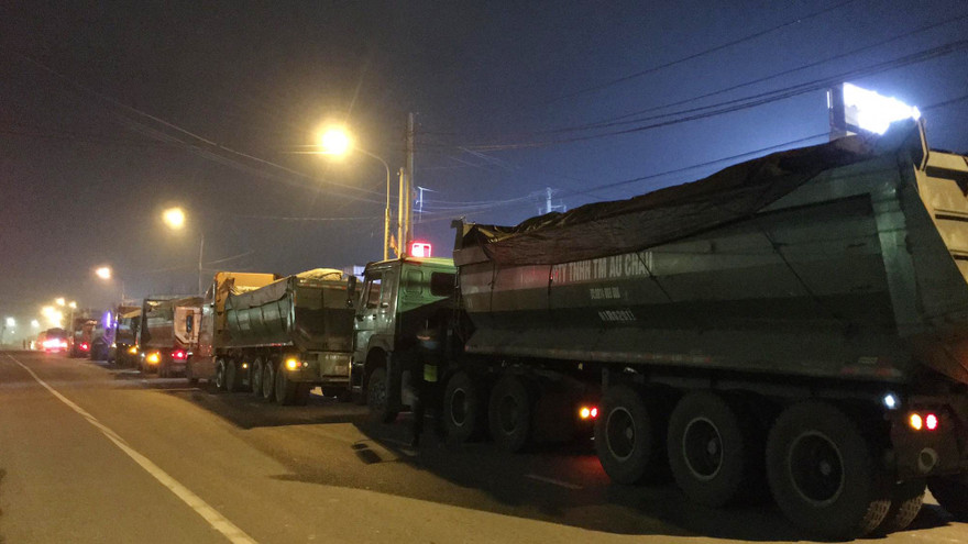 Đoàn 'xe vua' khi bị bắt giữ