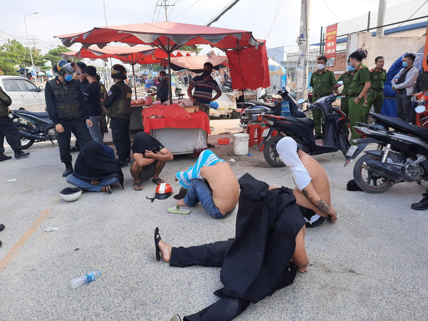 Các đối tượng bị bắt giữ