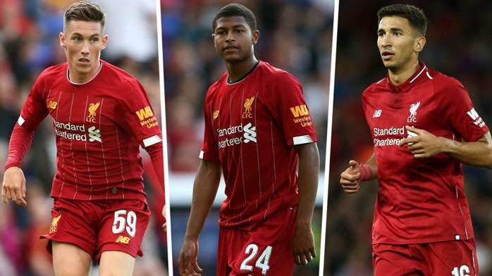 Rhian Brewster, Harry Wilson và Marko Grujic trên đường rời Liverpool