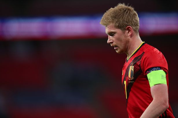 Kevin de Bruyne vừa bị ĐT Bỉ trả về Man City vì gặp vấn đề thể lực.