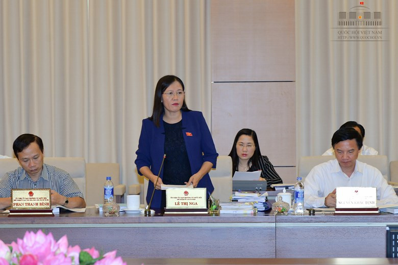 Chủ nhiệm Uỷ ban Tư pháp Lê Thị Nga 