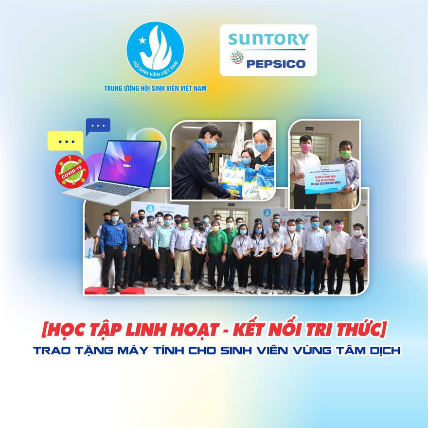 Chương trình tình nguyện trực tuyến “Học tập linh hoạt - Kết nối tri thức” nhằm kêu gọi cộng đồng mạng đăng, chia sẻ 20.000 bài viết tương đương 70 máy tính xách tay cho sinh viên nghèo vùng dịch. 