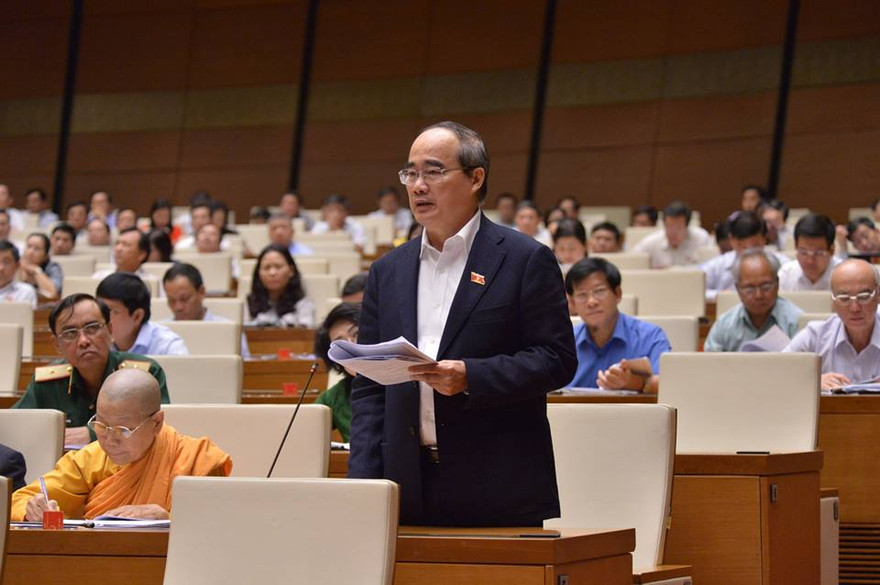 Bí thư Thành ủy TP HCM Nguyễn Thiện Nhân. Ảnh Như Ý