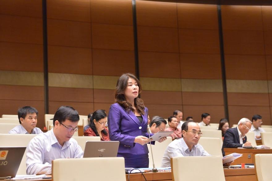 Đại biểu Quốc hội Lê Thu Hà. Ảnh Như Ý