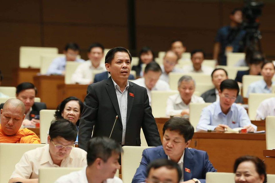 Bộ trưởng GTVT Nguyễn Văn Thể. Ảnh Như Ý