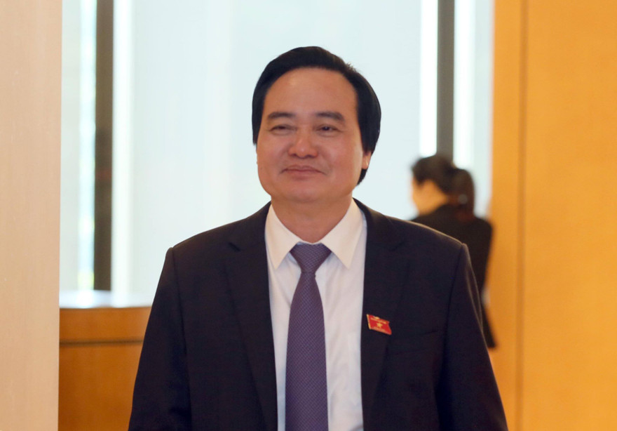 Bộ trưởng GD&ĐT Phùng Xuân Nhạ. Ảnh Như Ý