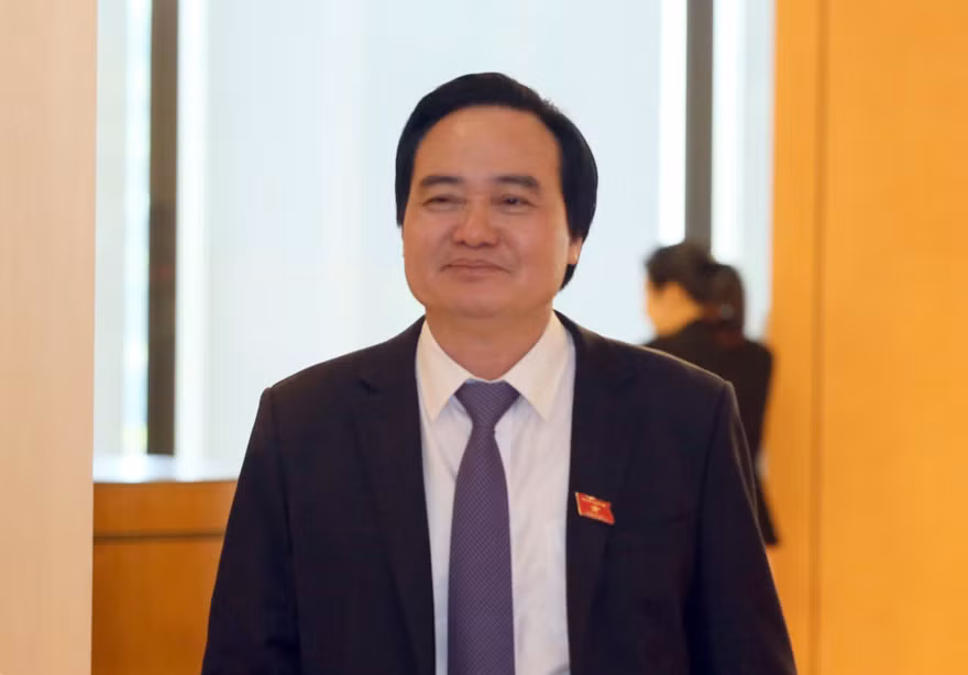 Bộ trưởng GD&ĐT Phùng Xuân Nhạ. Ảnh Như Ý