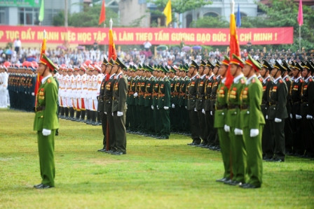 Lực lượng công an nhân dân có tối đa 199 cấp tướng. (Ảnh minh họa)