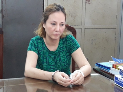 Bùi Thị Nguyệt tại cơ qua công an