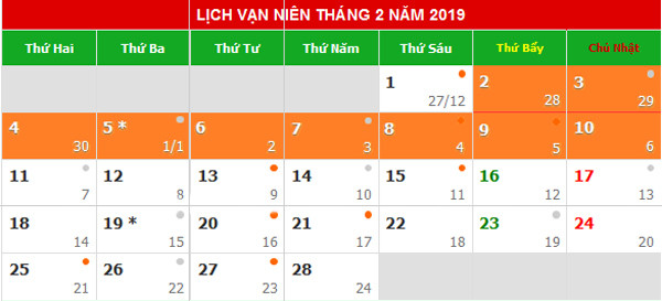 Tết Âm lịch Kỷ Hợi 2019, người lao động sẽ được nghỉ 9 ngày liên tục.
