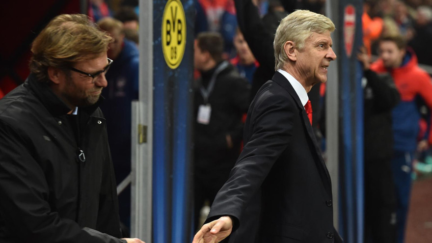 Wenger sợ Klopp “cướp” mất ghế.